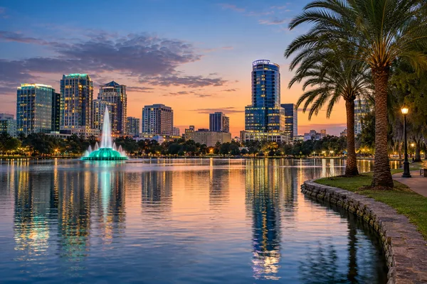 Lakeside setting in Orlando, Florida